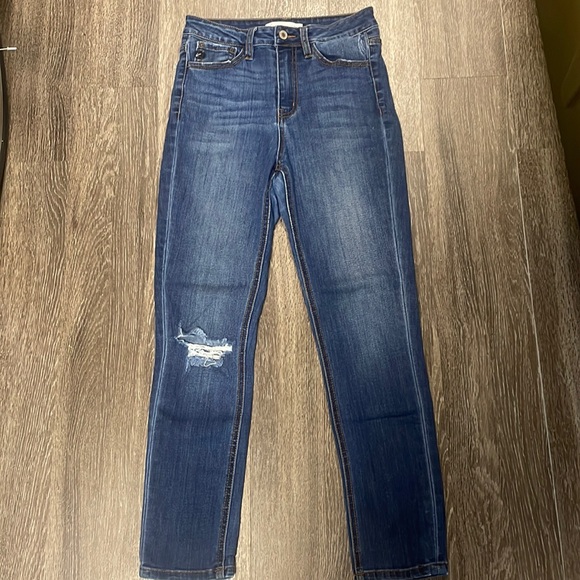 Kancan light distress jeans - Picture 1 of 8